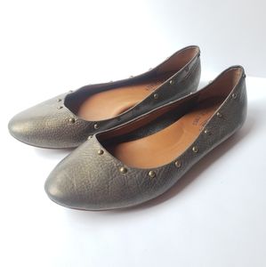 Kork-Ease Bronze Studded Loafers